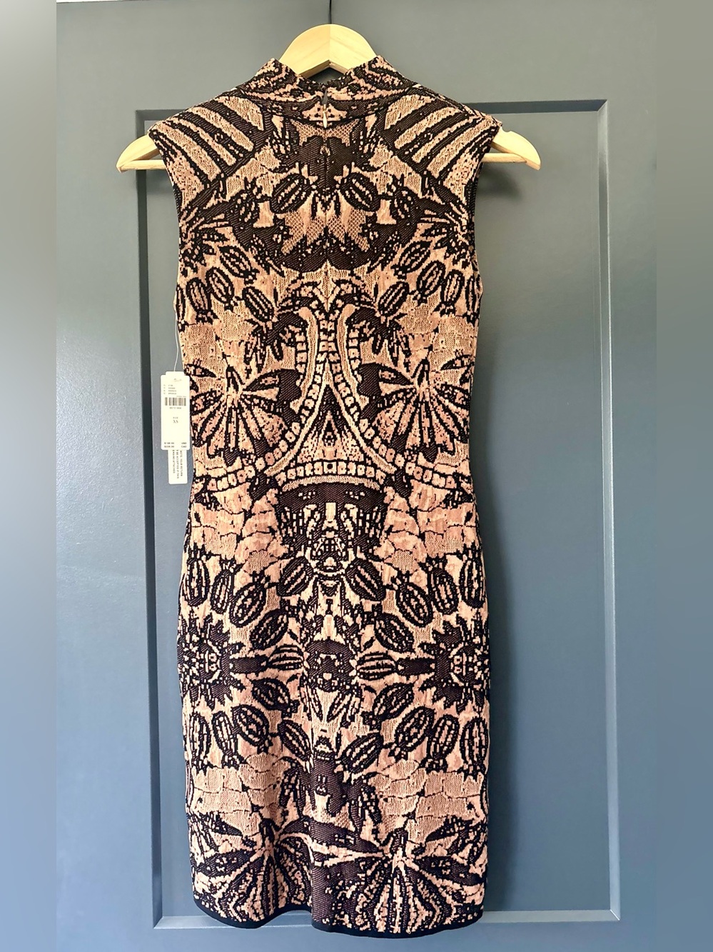 Anthro Art Nouveau Knit Midi Dress